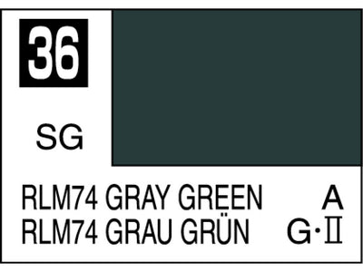 Mr Color Semi Gloss RLM74 Grey Green