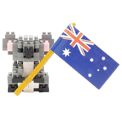 Nanoblock - Nanoblocks Koala with Flag