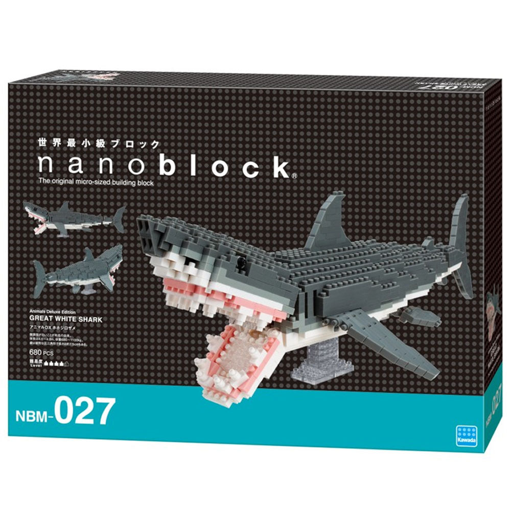 Nanoblock - Nanoblocks Animal Deluxe Great White Shark