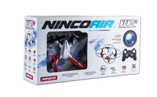 Ninco - NINCO NH90097 NINCOAIR QUADRONE NANO 2 CAM