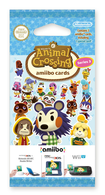 Animal Crossing Amiibo Cards Series 3 Booster