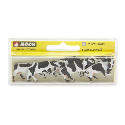 Noch - HO Black & White Cows (7)