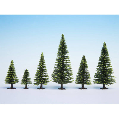 Noch - N Spruce Trees (3.5-5cm x 25pcs)