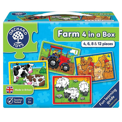 4/6/8/12pc Farm 4 in a Box