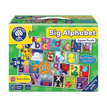 26pc Big Alphabet Jigsaw with Poster