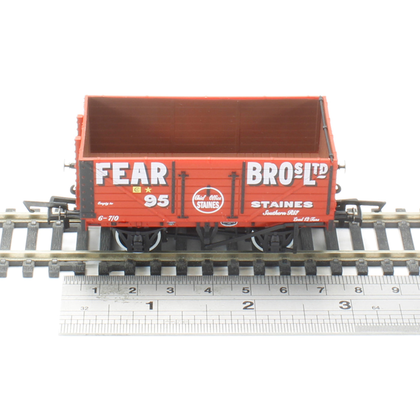 1/76 95 Fear Bros Staines 7 Plank Mine Wagon