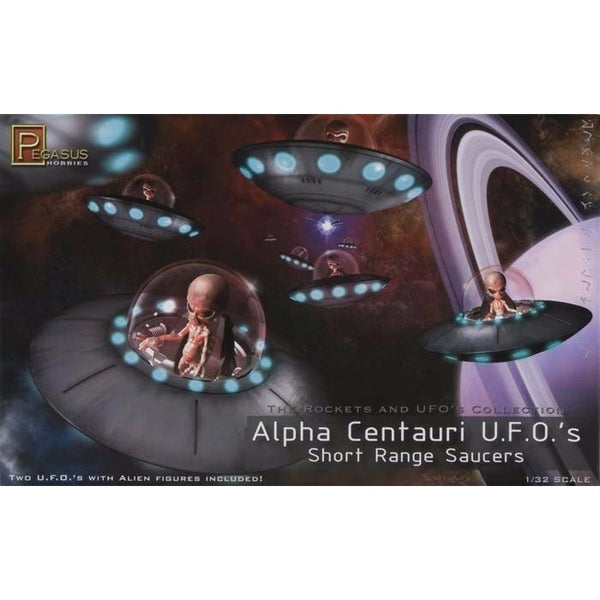 9102 1/72 Alpha Centauri U.F.O.s 2 per pack