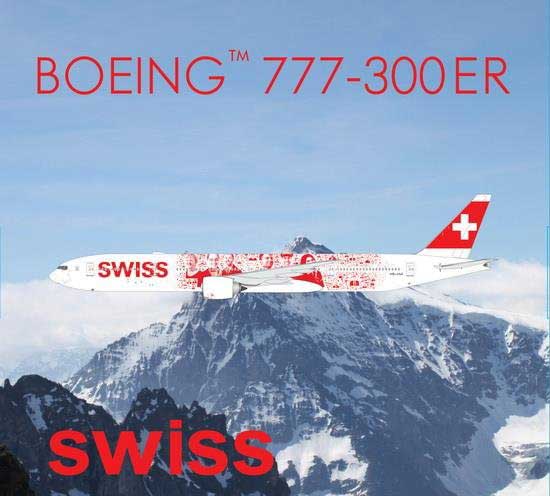 1/400 B777300ER Swiss Heads of Swis