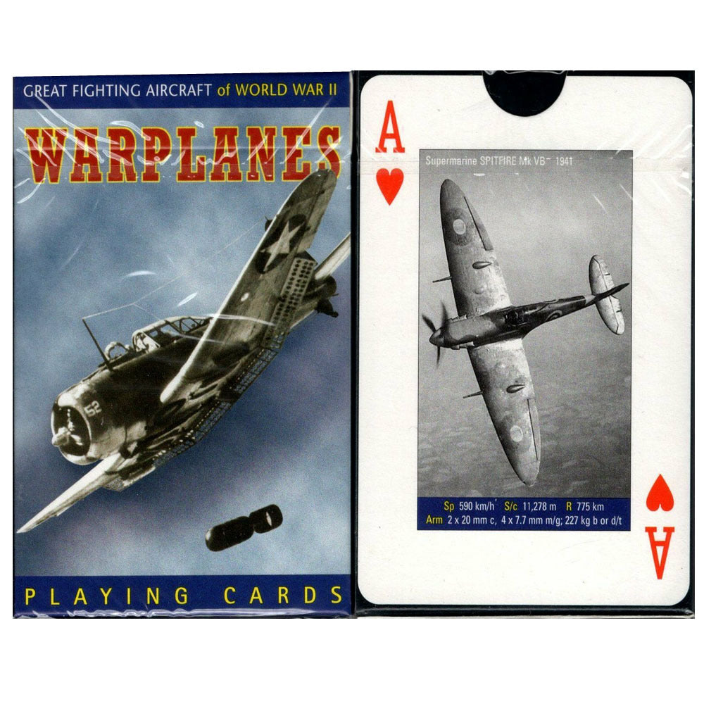 Warplanes Playing Cards