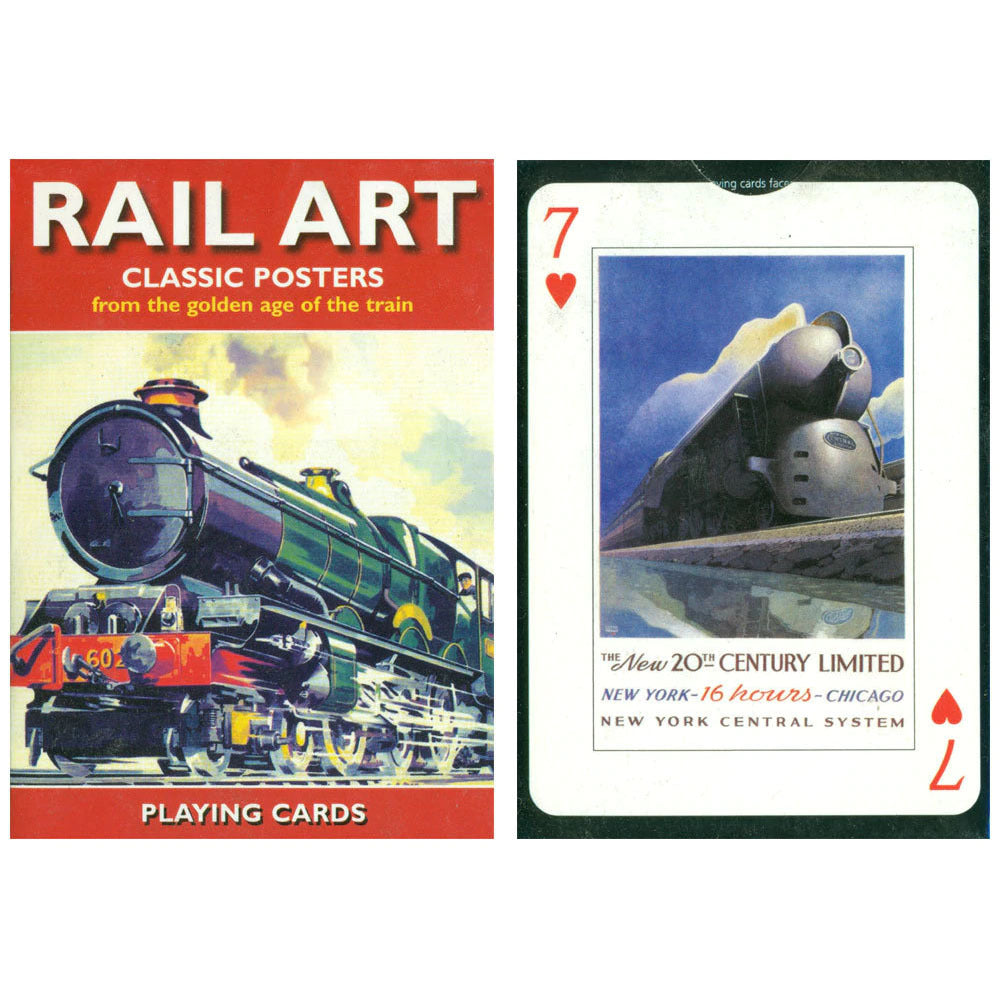 Playing Cards Rail Art