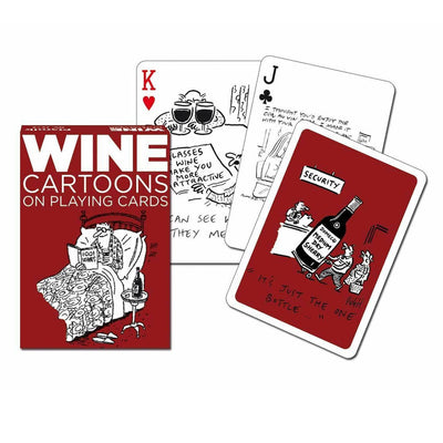 Wine Cartoons Playing Cards