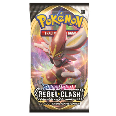 TCG Sword and Shield Rebel  Clash Booster Pack [SINGLE PACK]