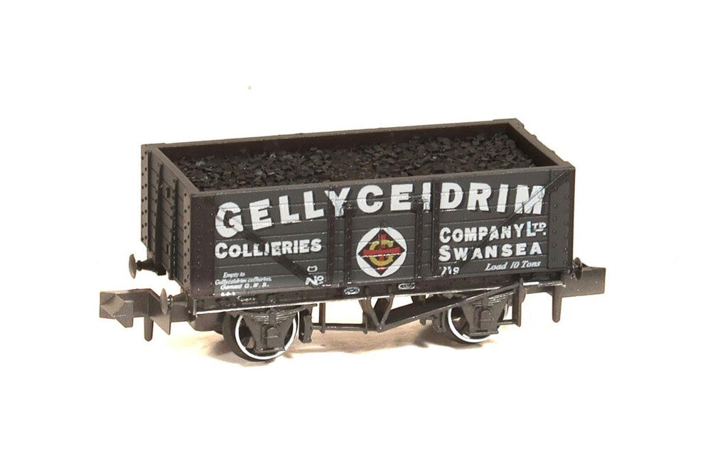 N Scale 7 Plank Wagon Gellyceidrim Collieries