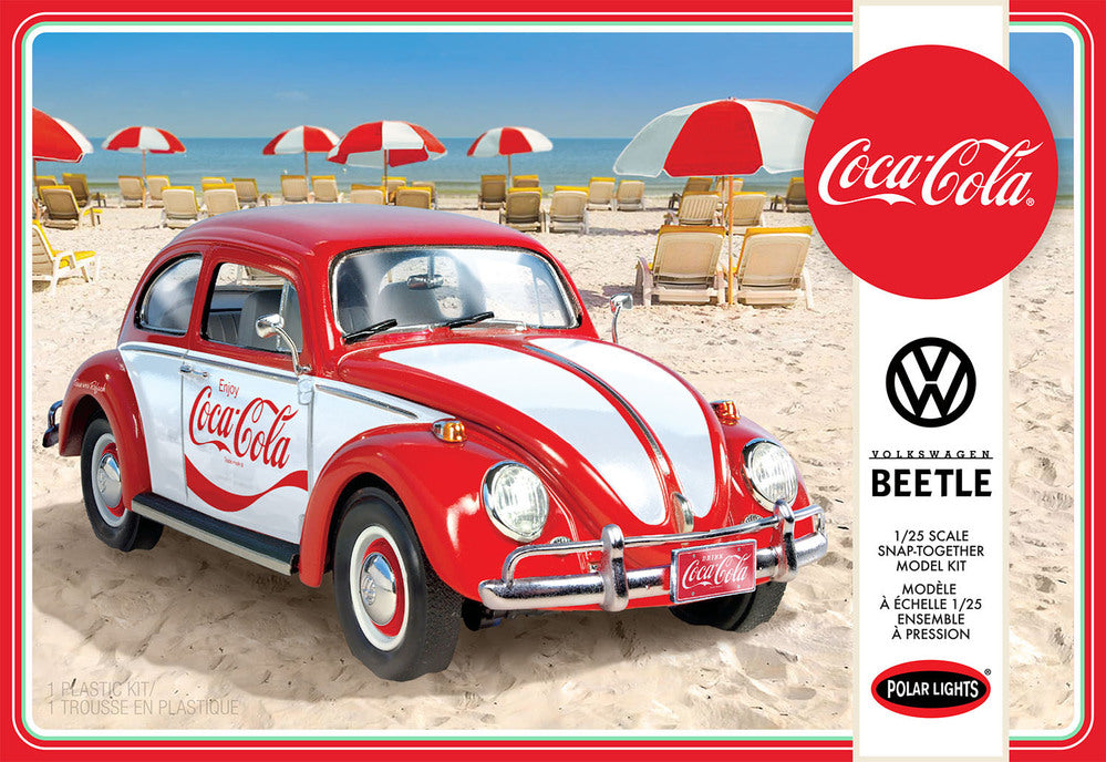 Polar Lights - Polar Lights 960M 1/24 Volkswagen Beetle Snap (Coca-Cola) 2T Plastic Model Kit