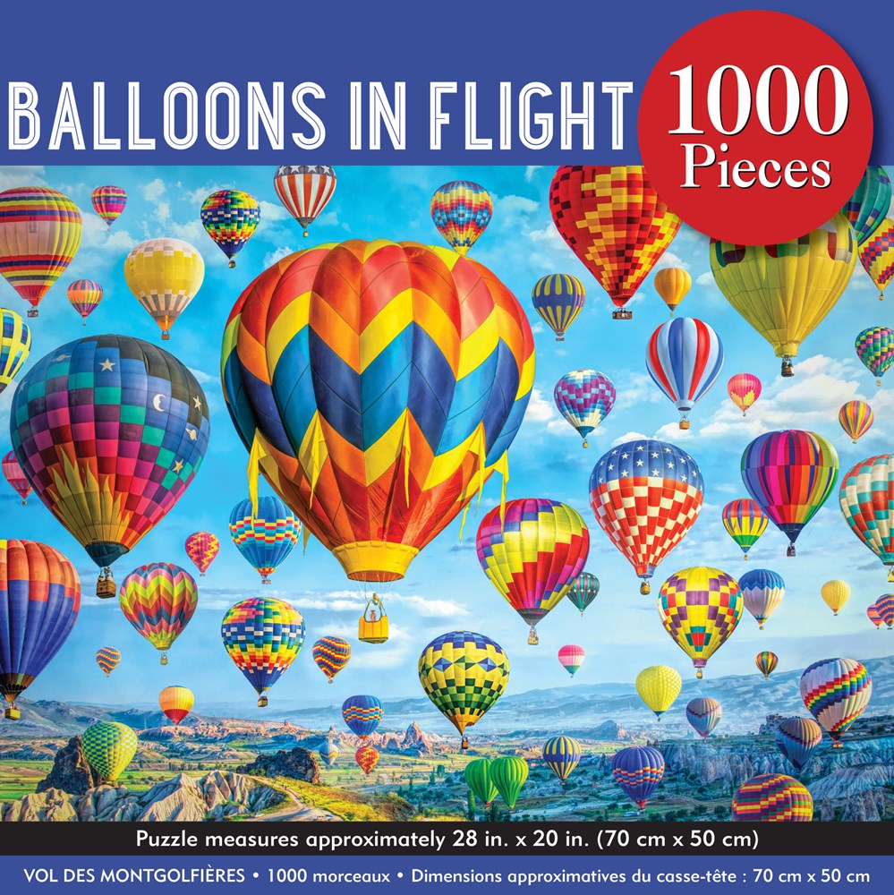 1000pc Balloons in Flight