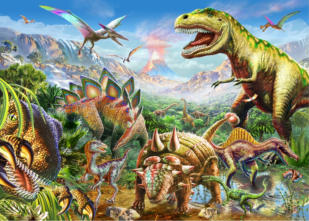 1000pc Dinosaur World