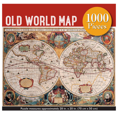 1000pc Old World Map