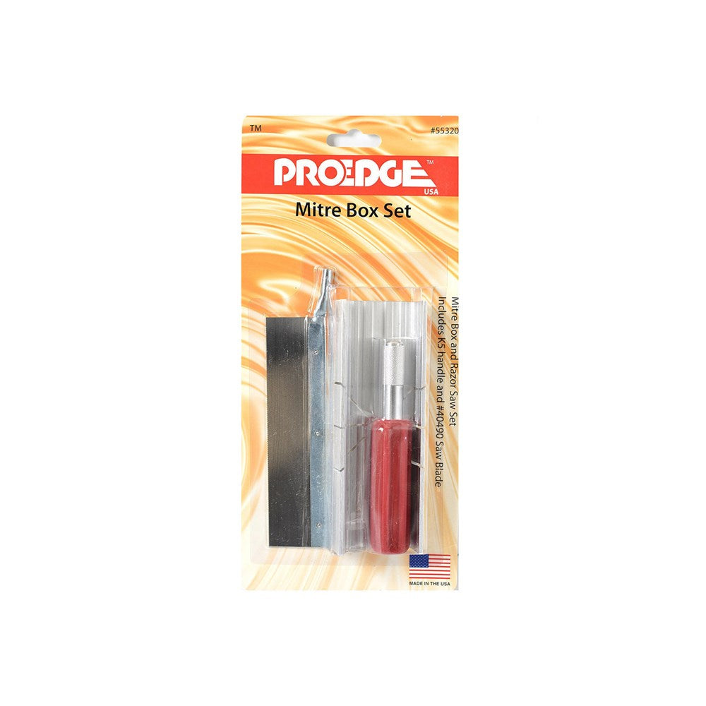 Proedge Mitre Box and Razor Saw Set – Hobbyco
