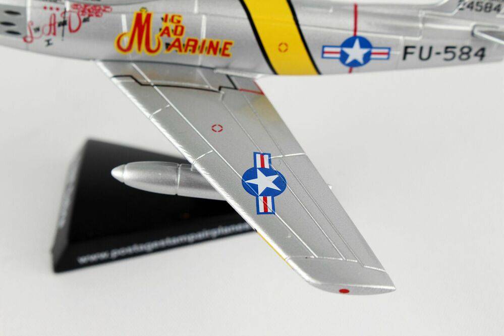 Postage Stamp - 1/110 F-86 Sabre "MIG MAD MARINE"