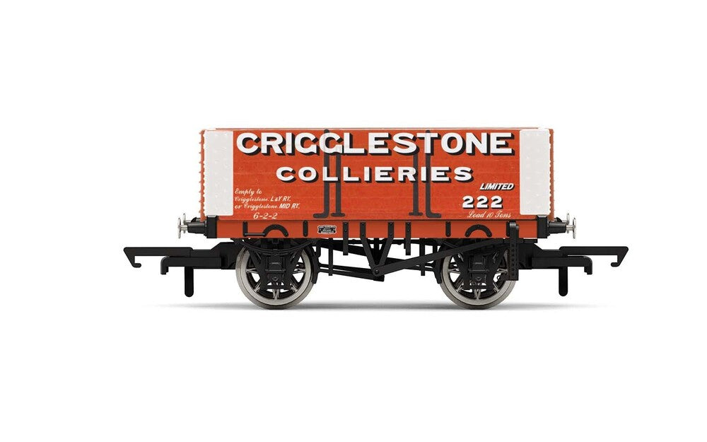OO Crigglestone Collieries 6 Plank  Wagon No. 222 Era 2/3