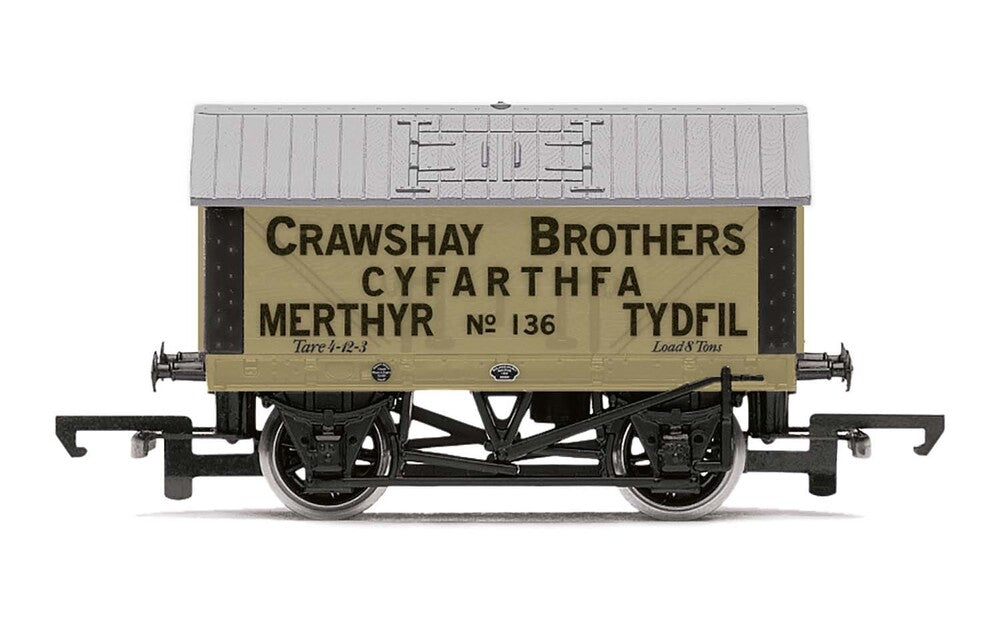 OO Crawshay Brothers 8T Lime  Wagon No. 136 Era 2/3