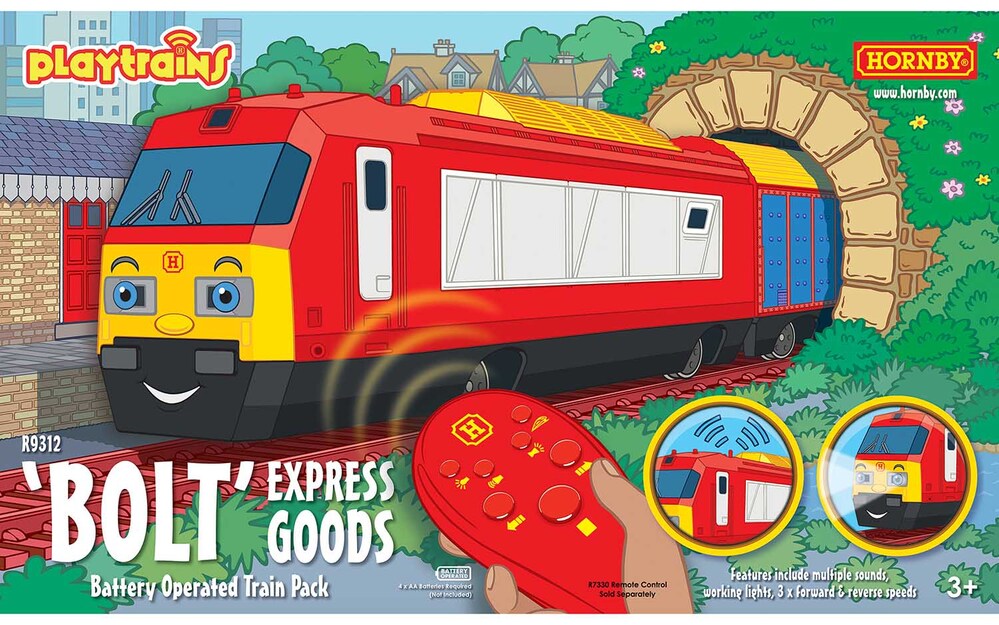 OO BOLT EXPRESS GOODS BATTERY OPERATED TRAIN PACK
