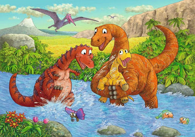 2x24pc Dinosaurs at play