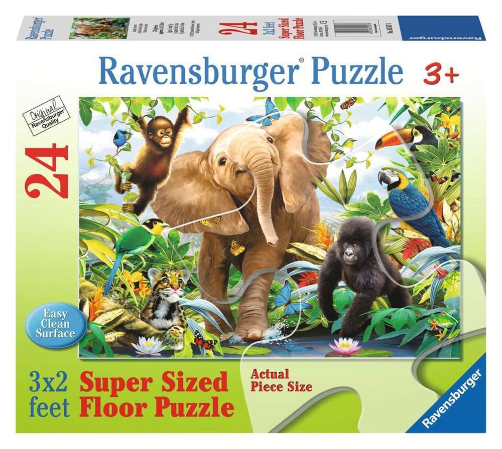 24pc Jungle Juniors Super Sized Puzzle