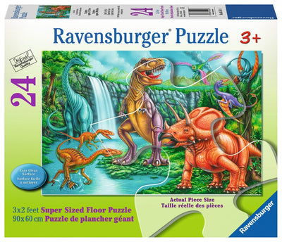 24pc Dino Falls Super Sized Puzzle
