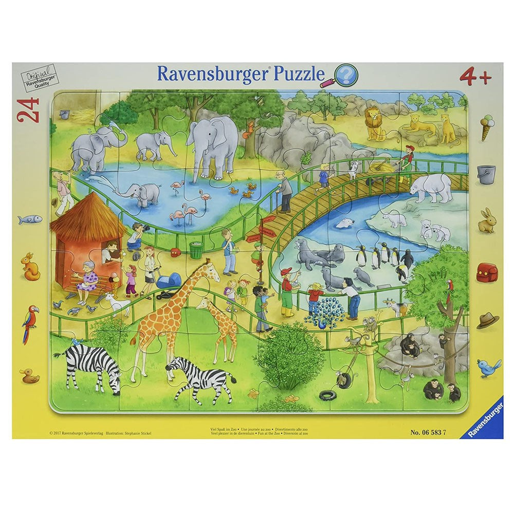 24pc In the Zoo Frame Tray Puzzle