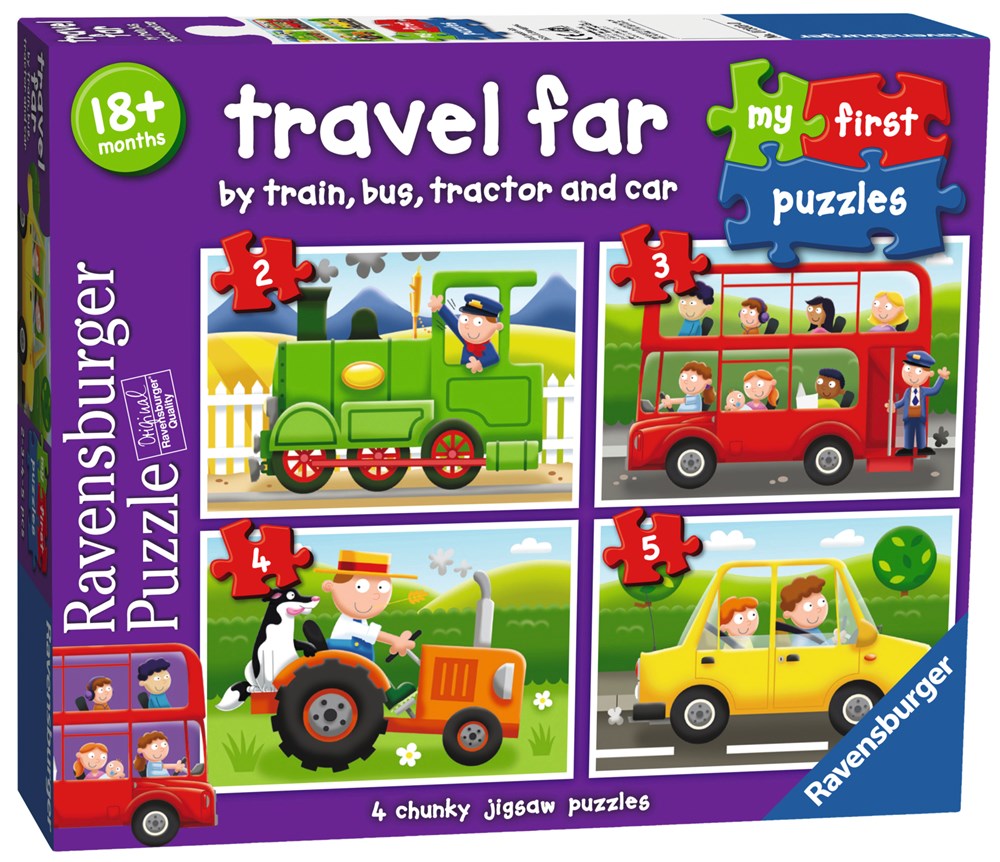 My First Puzzles 2/3/4/5pc Travel Far