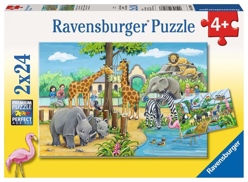 2x24pc Welcome to the Zoo Puzzle