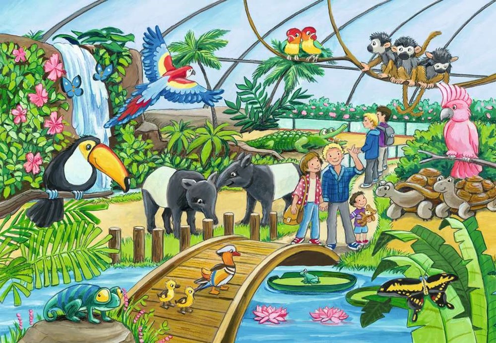 2x24pc Welcome to the Zoo Puzzle
