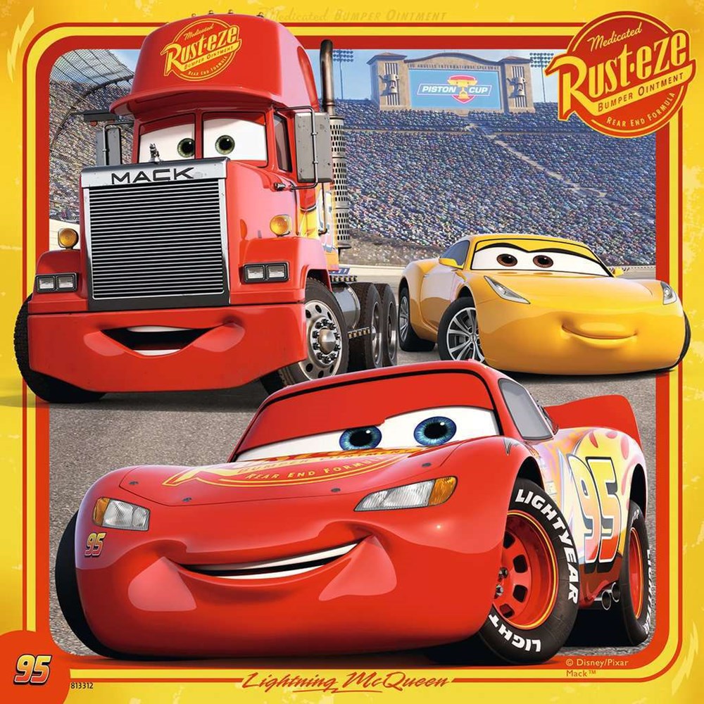3x49pc Disney Cars 3 Collection