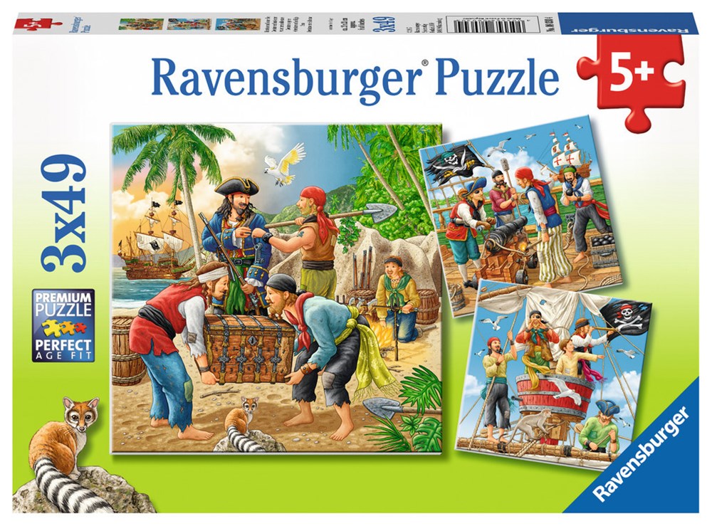 3x49pc Adventure on the High Seas Puzzle