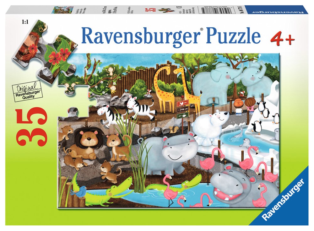 35pc Day at the Zoo Puzzle