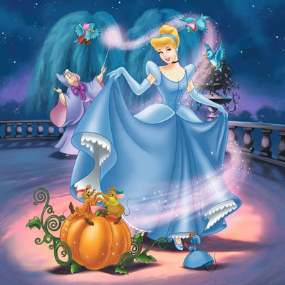 3x49pc Disney Snow White Cinderella Ariel