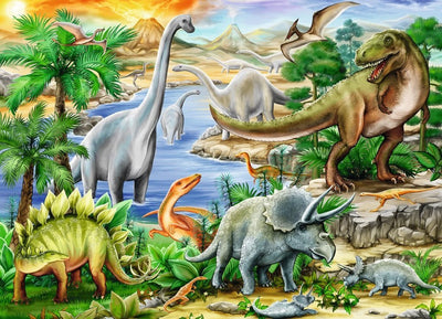 60pc Prehistoric Life Puzzle