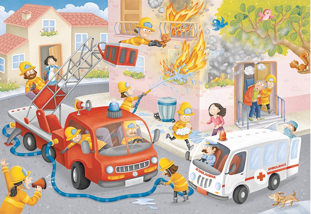 60pc Firefighter Rescue! Puzzle