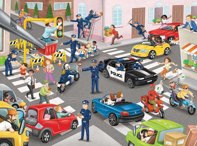 100pc Police on Patrol Puzzle