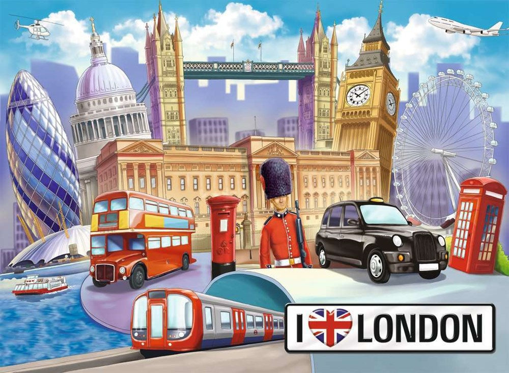 100pc I Love London Puzzle