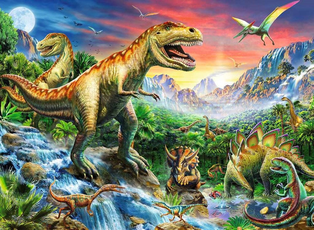 100pc Time of the Dinosaurs Puzzle