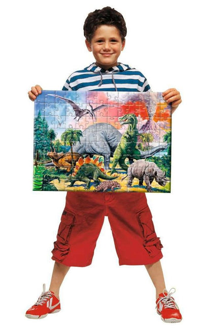 100pc Among the Dinosaurs Puzzle
