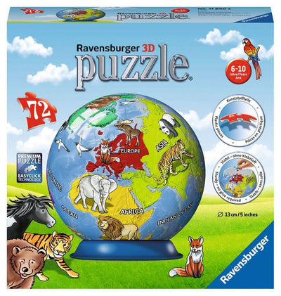 72pc Childrens Globe Puzzleball