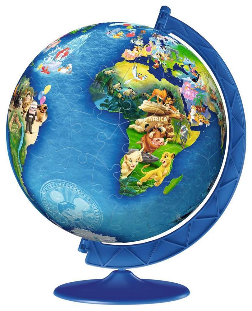 180pc 3D Disney Globe Puzzle Ball