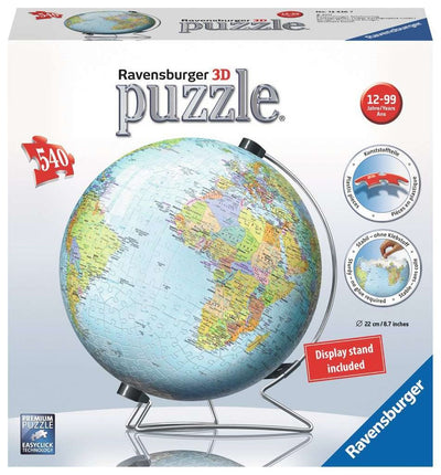 540pc World Globe 3D Puzzleball