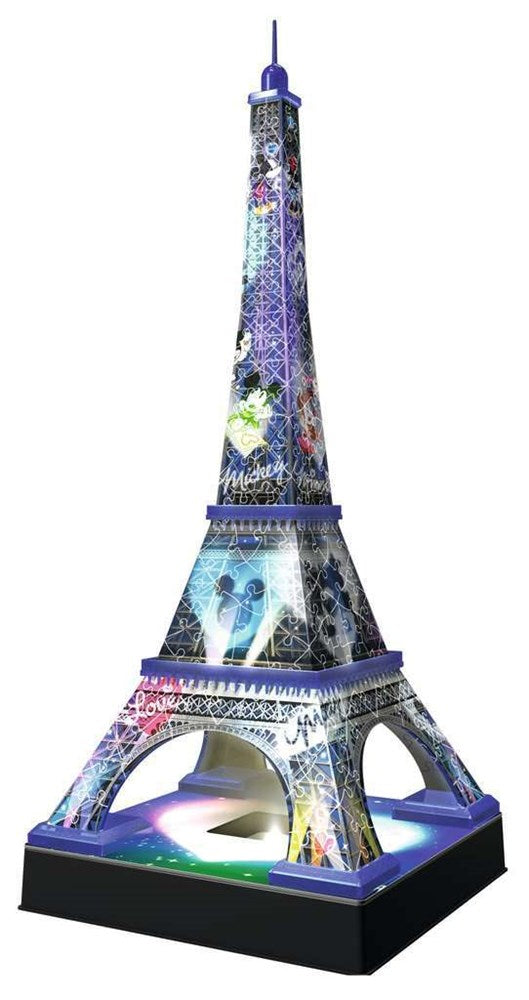 216pc Mickey Minnie Eiffel Tower 3D Build