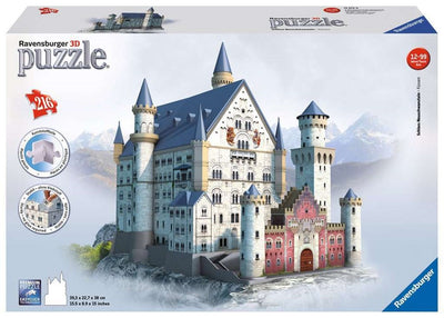 216pc Neuschwanstein Castle 3D Puzzle