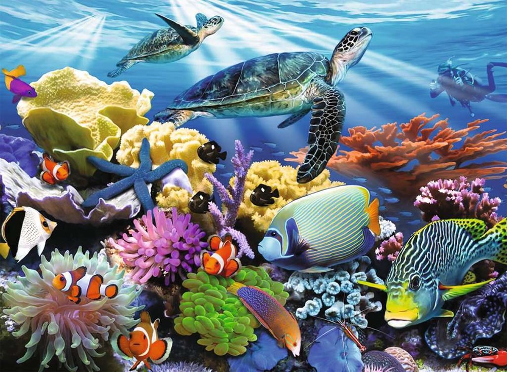 200pc Ocean Turtles Puzzle
