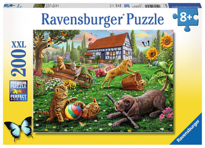 200pc Playing in the Yard Puzzle